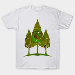 ABSTRACT PINE TREES T-Shirt
